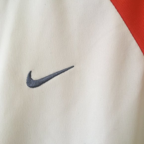Nike Women Dri Fit Element Cream/Orange Jacket XL NWT - Picture 2 of 4